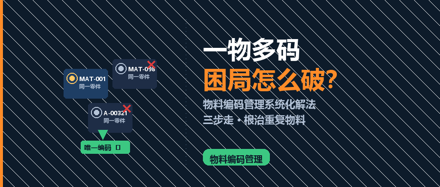 一物多码困局：中小制造业物料管理最头痛的问题怎么破？